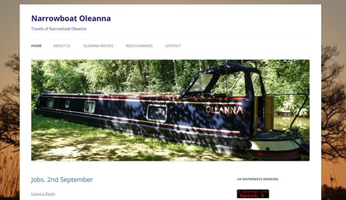 narrowboat oleanna image